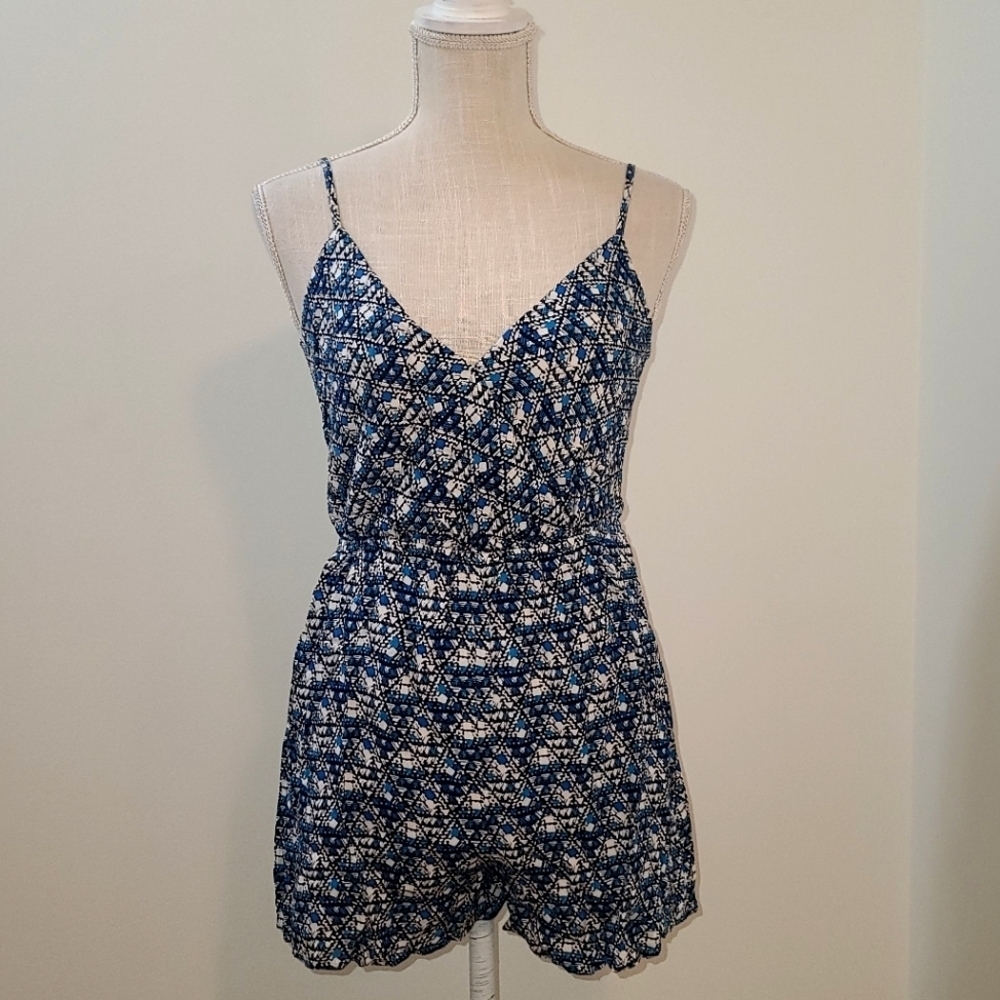 Francesca's Closet Tie Back Romper (NEW WITH TAGS!)